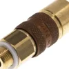 Schnellkupplung (NW5) G 1/8"(AG), braun, Dreieck 9,5 mm