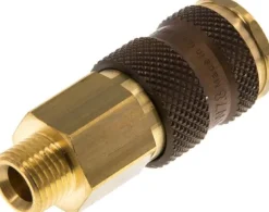 Schnellkupplung (NW7,2) G 1/4"(AG), braun, Dreieck 12,5 mm