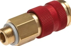 Schnellkupplung (NW7,2) G 1/4"(AG), braun, Dreieck 12,5 mm