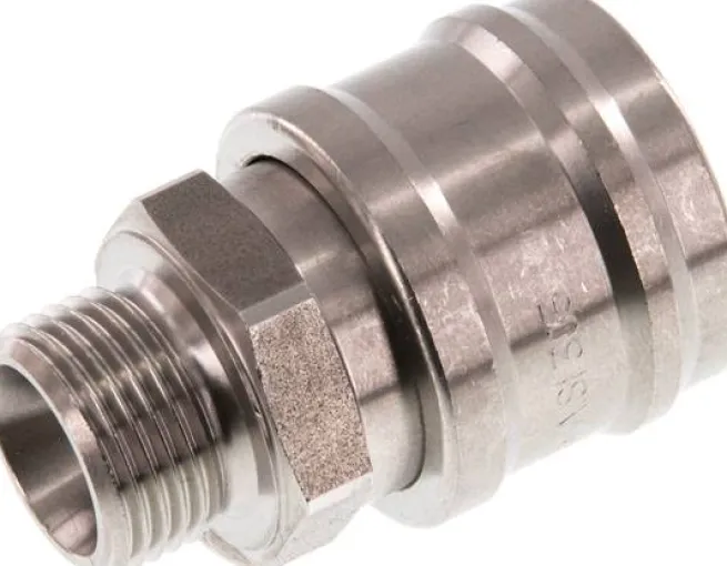 Schnellkupplung (NW7,2) G 3/8"(AG), Edelstahl