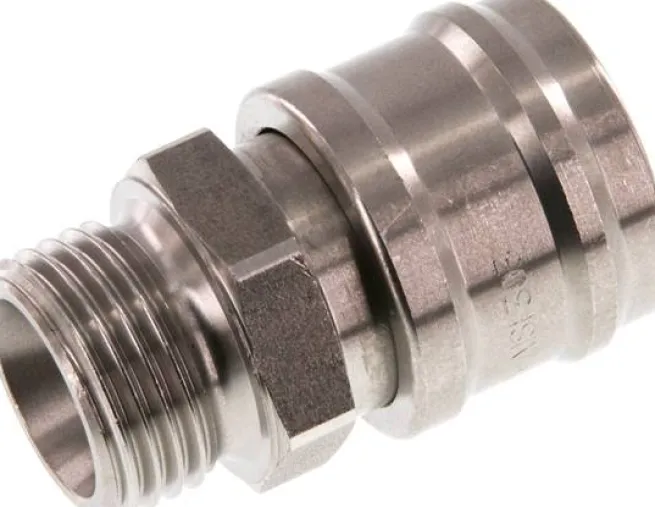 Schnellkupplung (NW7,2) G 1/2"(AG), Edelstahl