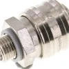 Schnellkupplung (NW7,2) G 1/4"(AG), Messing vernickelt, Dichtung FKM