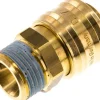 Schnellkupplung (NW7,2) G 1/2"(AG), Messing, für Stecker beidseitig absperrend
