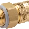 Schnellkupplung (NW5) G 1/4"(AG), Messing, für Stecker beidseitig absperrend