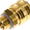 Schnellkupplung (NW7,2) G 3/8"(AG), Messing, für Stecker beidseitig absperrend