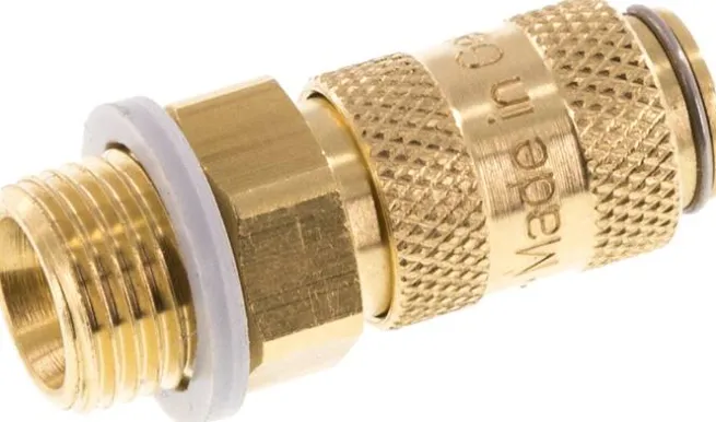 Schnellkupplung (NW2,7) G 1/8"(AG), Messing