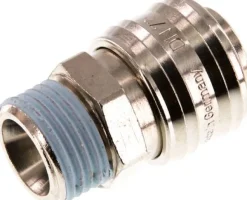 Schnellkupplung (NW7,2) G 1/2"(AG), Messing vernickelt