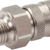 Schnellkupplung (NW5) G 1/4"(AG), Stahl gehärtet & vernickelt