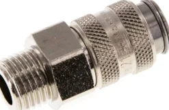 Schnellkupplung (NW5) G 1/4"(AG), Stahl gehärtet & vernickelt