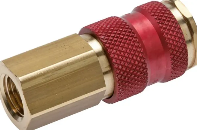 Schnellkupplung (NW7,2) G 1/4"(IG), grün, Kreis Ø 12,5 mm