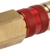Schnellkupplung (NW5) G 1/4"(IG), grün, Kreis Ø 10,5 mm