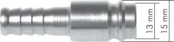 Schnellkupplung (NW10) G 1/2"(IG), Messing vernickelt