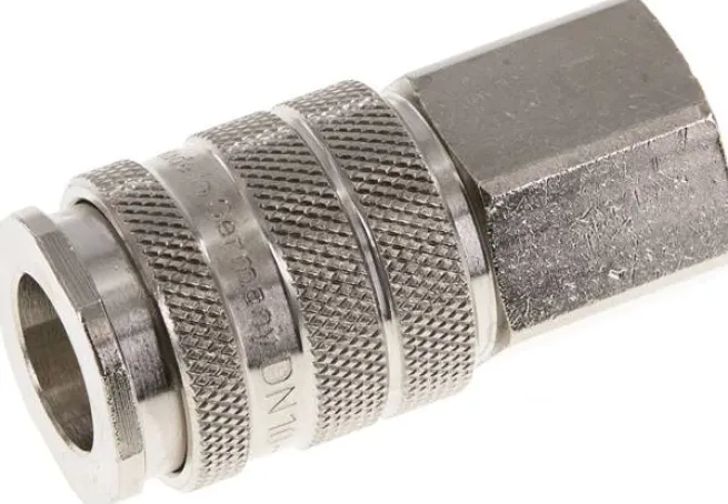 Schnellkupplung (NW10) G 1/2"(IG), Messing vernickelt