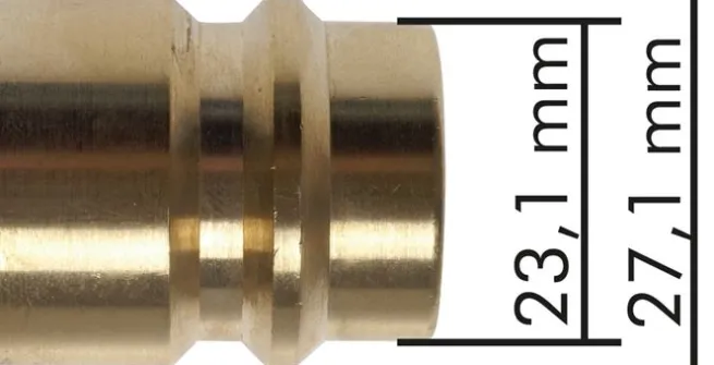 Schnellkupplung (NW19) G 1"(IG), Messing