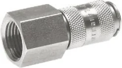Schnellkupplung (NW2,7) G 1/8"(IG), Messing vernickelt