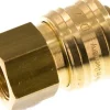 Schnellkupplung (NW7,2) G 3/8"(IG), Messing, für Stecker beidseitig absperrend