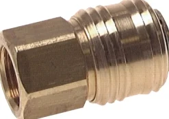 Schnellkupplung (NW7,2) G 3/8"(IG), Messing, für Stecker beidseitig absperrend