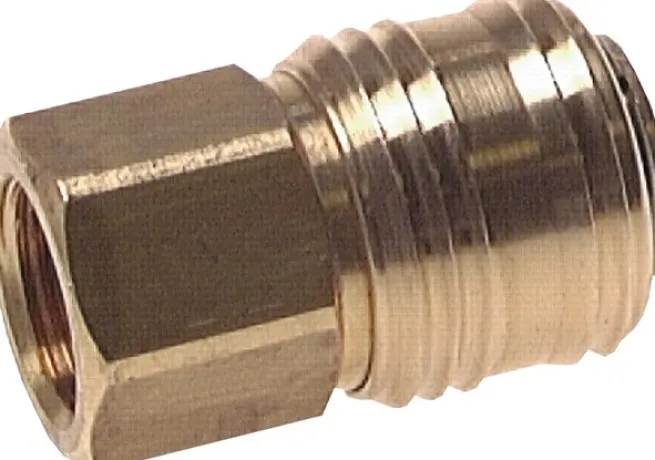 Schnellkupplung (NW7,2) G 3/8"(IG), Messing, für Stecker beidseitig absperrend