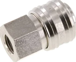 Schnellkupplung (NW7,2) G 1/4"(IG), Messing vernickelt, Dichtung FKM