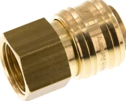 Schnellkupplung (NW7,2) G 1/2"(IG), Messing, für Stecker beidseitig absperrend