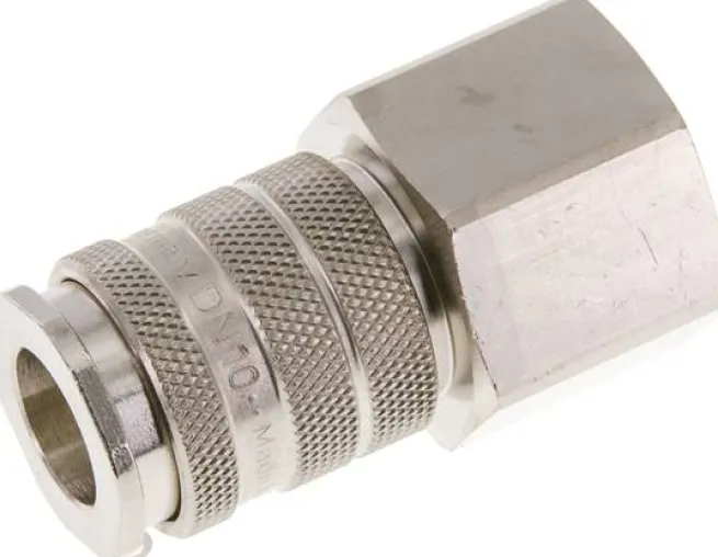 Schnellkupplung (NW10) G 3/4"(IG), Messing vernickelt