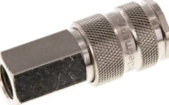 Schnellkupplung (NW7,2) G 1/4"(IG), Stahl gehärtet, vernickelt / Messing vernickel