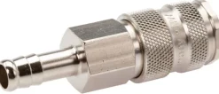 Schnellkupplung (NW7,2) 13 (1/2")mm Schlauch, Stahl gehärtet, vernickelt / Messing