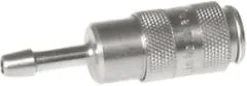 Schnellkupplung (NW2,7) 5mm Schlauch, Messing vernickelt