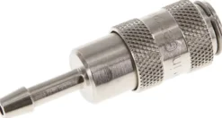 Schnellkupplung (NW2,7) 3mm Schlauch, Messing vernickelt
