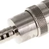 Schnellkupplung (NW5) 6 (1/4")mm Schlauch, Messing vernickelt