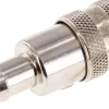 Schnellkupplung (NW5) 8 (5/16")mm Schlauch, Messing vernickelt, für Stecker beidseitig absperrend