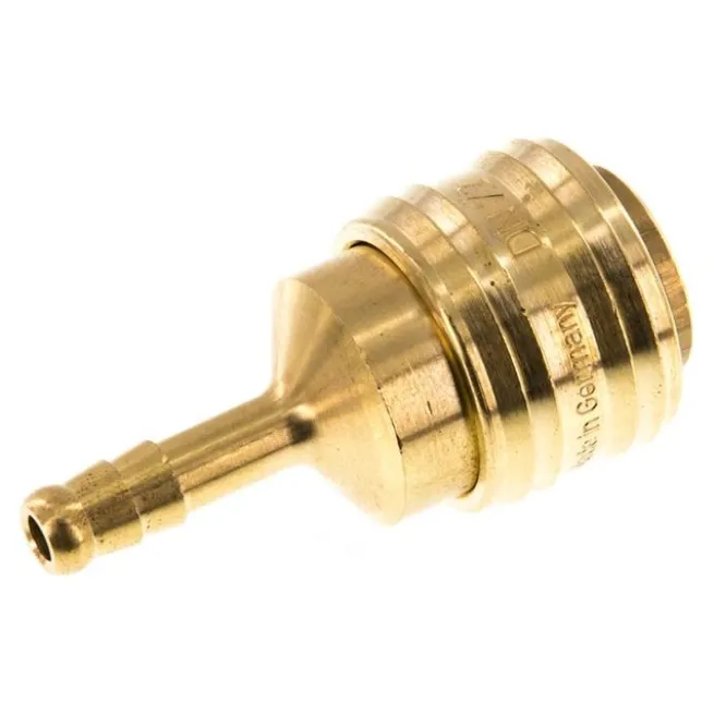 Schnellkupplung (NW7,2) 6 (1/4")mm Schlauch, Messing