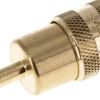 Schnellkupplung (NW5) 4mm Schlauch, Messing, für Stecker beidseitig absperrend
