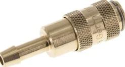 Schnellkupplung (NW2,7) 4mm Schlauch, Messing