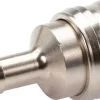 Schnellkupplung (NW7,2) 10mm Schlauch, Messing vernickelt, für Stecker beidseitig absperrend