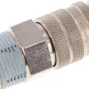 Schnellkupplung (NW10) R 3/4"(AG), Messing vernickelt, für Stecker beidseitig absperrend