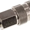 Schnellkupplung (NW7,2) R 1/4"(AG), Stahl gehärtet, vernickelt / Messing vernickel