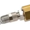 Schnellkupplung (NW7,2) 8x6mm Schlauch m. Knickschutz, schwenkbar