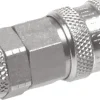 Schnellkupplung (NW5) 8x6mm Schlauch, Edelstahl, für Stecker beidseitig absperrend