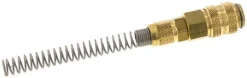 Schnellkupplung (NW5) 6x4mm Schlauch m. Knickschutz, für Stecker beidseitig absperrend