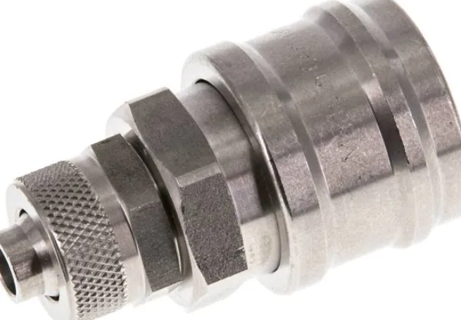 Schnellkupplung (NW7,2) 10x8mm Schlauch, Edelstahl