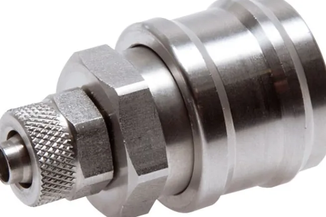 Schnellkupplung (NW7,2) 10x8mm Schlauch, Edelstahl