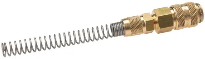 Schnellkupplung (NW5) 8x6mm Schlauch m. Knickschutz