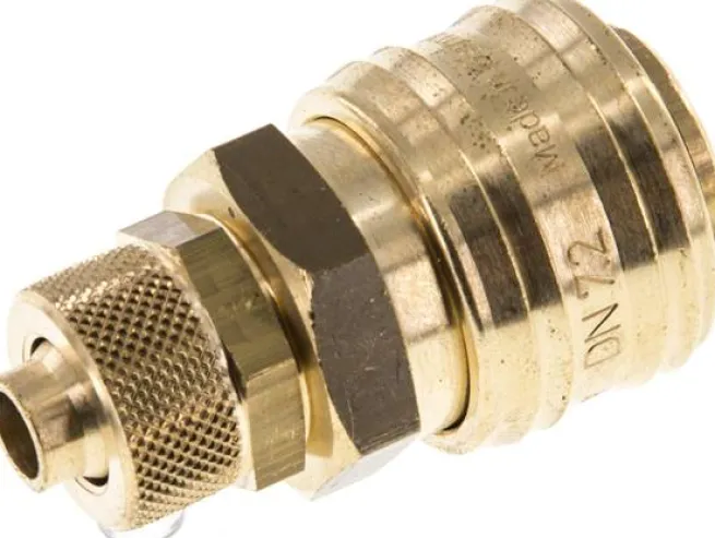 Schnellkupplung (NW7,2) 10x8mm Schlauch, Messing