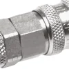 Schnellkupplung (NW2,7) 6x4mm Schlauch, Messing vernickelt