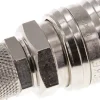 Schnellkupplung (NW7,2) 12x9mm Schlauch, Messing vernickelt