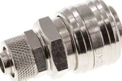 Schnellkupplung (NW7,2) 12x9mm Schlauch, Messing vernickelt