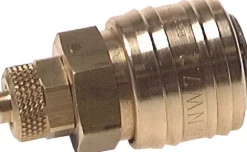 Schnellkupplung (NW7,2) 8x6mm Schlauch, Messing vernickelt