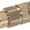Schnellkupplung (NW2,7) 4,3x3mm Schlauch, Messing, für Stecker beidseitig absperrend