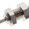Schott-Kupplungsstecker (NW5) 4mm Schlauch, Messing vernickelt